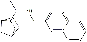 (1-{bicyclo[2.2.1]heptan-2-yl}ethyl)(quinolin-2-ylmethyl)amine 구조식 이미지