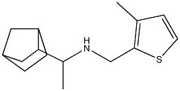 (1-{bicyclo[2.2.1]heptan-2-yl}ethyl)[(3-methylthiophen-2-yl)methyl]amine Structure