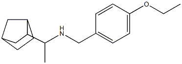 (1-{bicyclo[2.2.1]heptan-2-yl}ethyl)[(4-ethoxyphenyl)methyl]amine 구조식 이미지