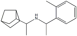 (1-{bicyclo[2.2.1]heptan-2-yl}ethyl)[1-(2-methylphenyl)ethyl]amine Structure