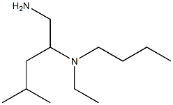 (1-amino-4-methylpentan-2-yl)(butyl)ethylamine Structure