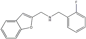 (1-benzofuran-2-ylmethyl)[(2-fluorophenyl)methyl]amine 구조식 이미지