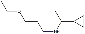 (1-cyclopropylethyl)(3-ethoxypropyl)amine 구조식 이미지