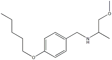 (1-methoxypropan-2-yl)({[4-(pentyloxy)phenyl]methyl})amine Structure