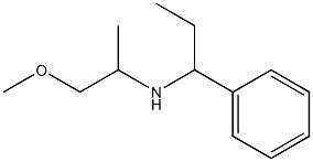 (1-methoxypropan-2-yl)(1-phenylpropyl)amine 구조식 이미지