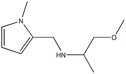 (1-methoxypropan-2-yl)[(1-methyl-1H-pyrrol-2-yl)methyl]amine Structure
