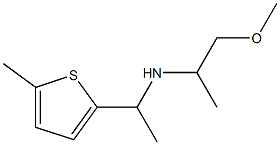 (1-methoxypropan-2-yl)[1-(5-methylthiophen-2-yl)ethyl]amine 구조식 이미지