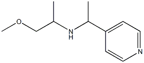 (1-methoxypropan-2-yl)[1-(pyridin-4-yl)ethyl]amine 구조식 이미지