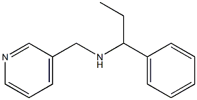 (1-phenylpropyl)(pyridin-3-ylmethyl)amine 구조식 이미지