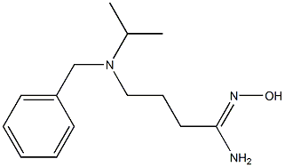 (1Z)-4-[benzyl(isopropyl)amino]-N'-hydroxybutanimidamide Structure