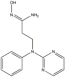 (1Z)-N'-hydroxy-3-[phenyl(pyrimidin-2-yl)amino]propanimidamide 구조식 이미지