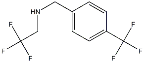 (2,2,2-trifluoroethyl)({[4-(trifluoromethyl)phenyl]methyl})amine Structure