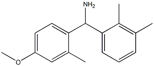 (2,3-dimethylphenyl)(4-methoxy-2-methylphenyl)methanamine Structure