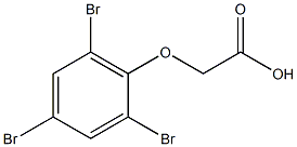 (2,4,6-tribromophenoxy)acetic acid 구조식 이미지