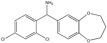 (2,4-dichlorophenyl)(3,4-dihydro-2H-1,5-benzodioxepin-7-yl)methanamine Structure