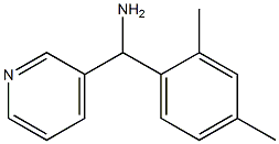 (2,4-dimethylphenyl)(pyridin-3-yl)methanamine Structure