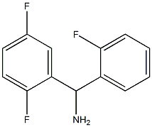 (2,5-difluorophenyl)(2-fluorophenyl)methanamine Structure