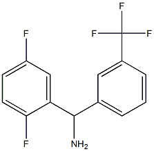 (2,5-difluorophenyl)[3-(trifluoromethyl)phenyl]methanamine 구조식 이미지