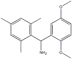 (2,5-dimethoxyphenyl)(2,4,6-trimethylphenyl)methanamine Structure