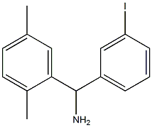 (2,5-dimethylphenyl)(3-iodophenyl)methanamine 구조식 이미지