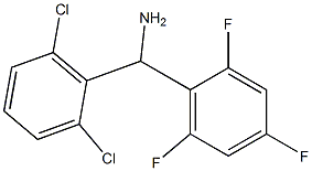 (2,6-dichlorophenyl)(2,4,6-trifluorophenyl)methanamine 구조식 이미지