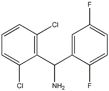 (2,6-dichlorophenyl)(2,5-difluorophenyl)methanamine 구조식 이미지