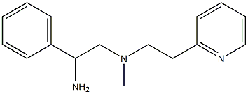 (2-amino-2-phenylethyl)(methyl)[2-(pyridin-2-yl)ethyl]amine Structure