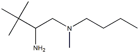 (2-amino-3,3-dimethylbutyl)(butyl)methylamine Structure