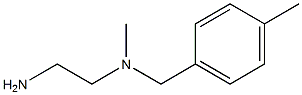 (2-aminoethyl)(methyl)[(4-methylphenyl)methyl]amine 구조식 이미지