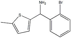 (2-bromophenyl)(5-methylthiophen-2-yl)methanamine Structure