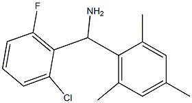 (2-chloro-6-fluorophenyl)(2,4,6-trimethylphenyl)methanamine Structure