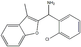 (2-chlorophenyl)(3-methyl-1-benzofuran-2-yl)methanamine 구조식 이미지