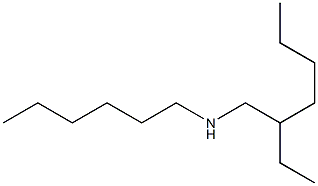 (2-ethylhexyl)(hexyl)amine 구조식 이미지