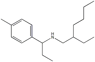 (2-ethylhexyl)[1-(4-methylphenyl)propyl]amine 구조식 이미지