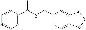 (2H-1,3-benzodioxol-5-ylmethyl)[1-(pyridin-4-yl)ethyl]amine 구조식 이미지