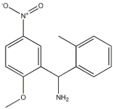 (2-methoxy-5-nitrophenyl)(2-methylphenyl)methanamine Structure