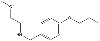 (2-methoxyethyl)[(4-propoxyphenyl)methyl]amine 구조식 이미지