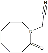 (2-oxoazocan-1-yl)acetonitrile Structure