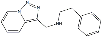 (2-phenylethyl)({[1,2,4]triazolo[3,4-a]pyridin-3-ylmethyl})amine Structure