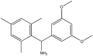 (3,5-dimethoxyphenyl)(2,4,6-trimethylphenyl)methanamine Structure