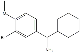 (3-bromo-4-methoxyphenyl)(cyclohexyl)methanamine 구조식 이미지