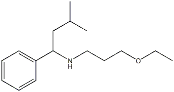 (3-ethoxypropyl)(3-methyl-1-phenylbutyl)amine 구조식 이미지