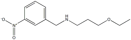 (3-ethoxypropyl)[(3-nitrophenyl)methyl]amine Structure