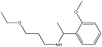 (3-ethoxypropyl)[1-(2-methoxyphenyl)ethyl]amine Structure