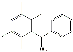 (3-iodophenyl)(2,3,5,6-tetramethylphenyl)methanamine Structure