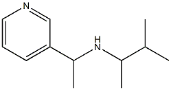 (3-methylbutan-2-yl)[1-(pyridin-3-yl)ethyl]amine 구조식 이미지