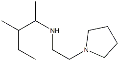 (3-methylpentan-2-yl)[2-(pyrrolidin-1-yl)ethyl]amine Structure