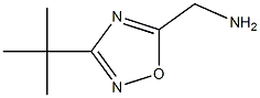 (3-tert-butyl-1,2,4-oxadiazol-5-yl)methanamine Structure