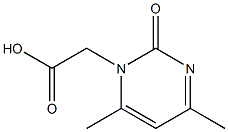 (4,6-dimethyl-2-oxopyrimidin-1(2H)-yl)acetic acid Structure
