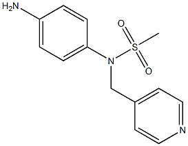 (4-aminophenyl)-N-(pyridin-4-ylmethyl)methanesulfonamide Structure